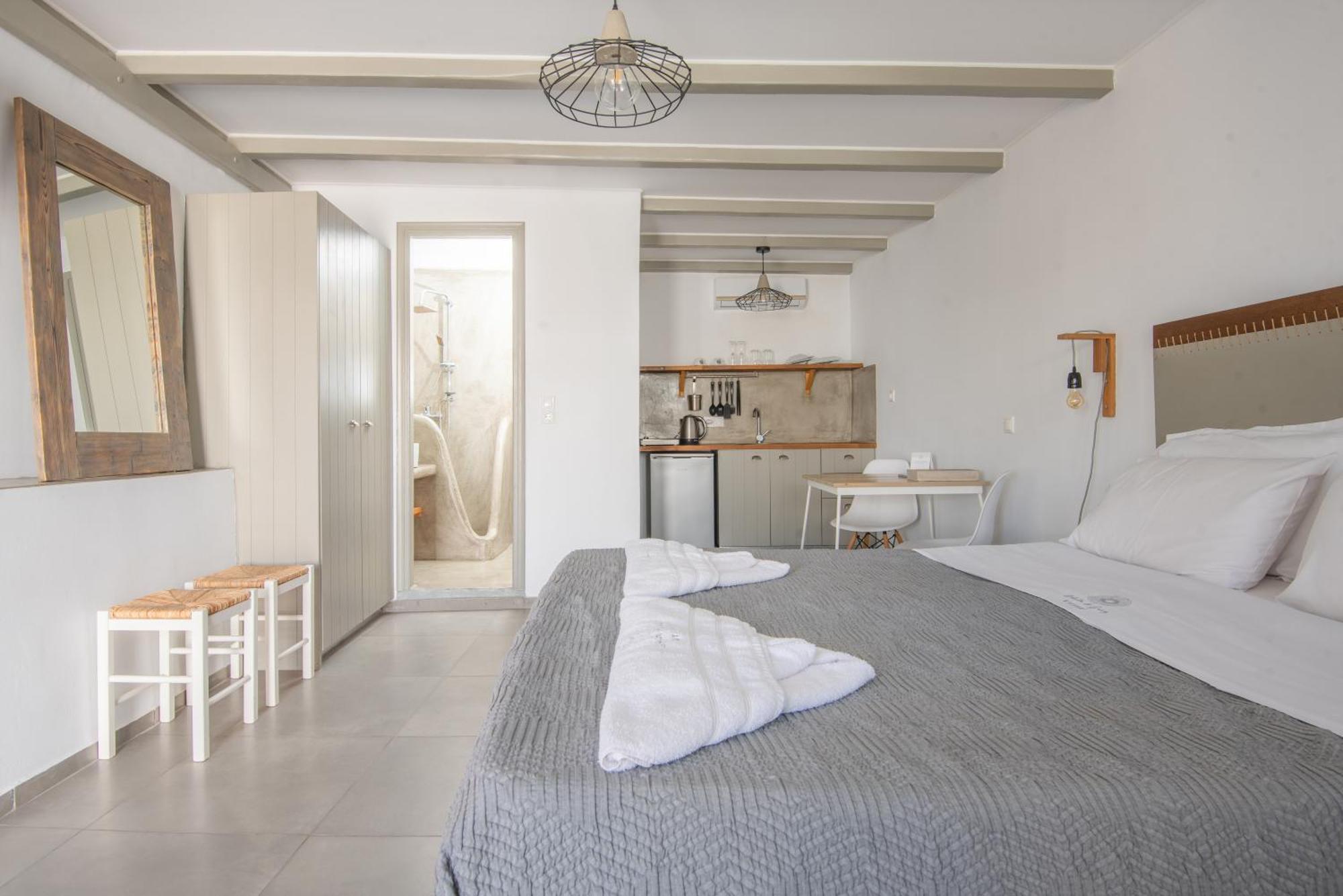 Апартаменты White And Grey Mykonos Town Экстерьер фото
