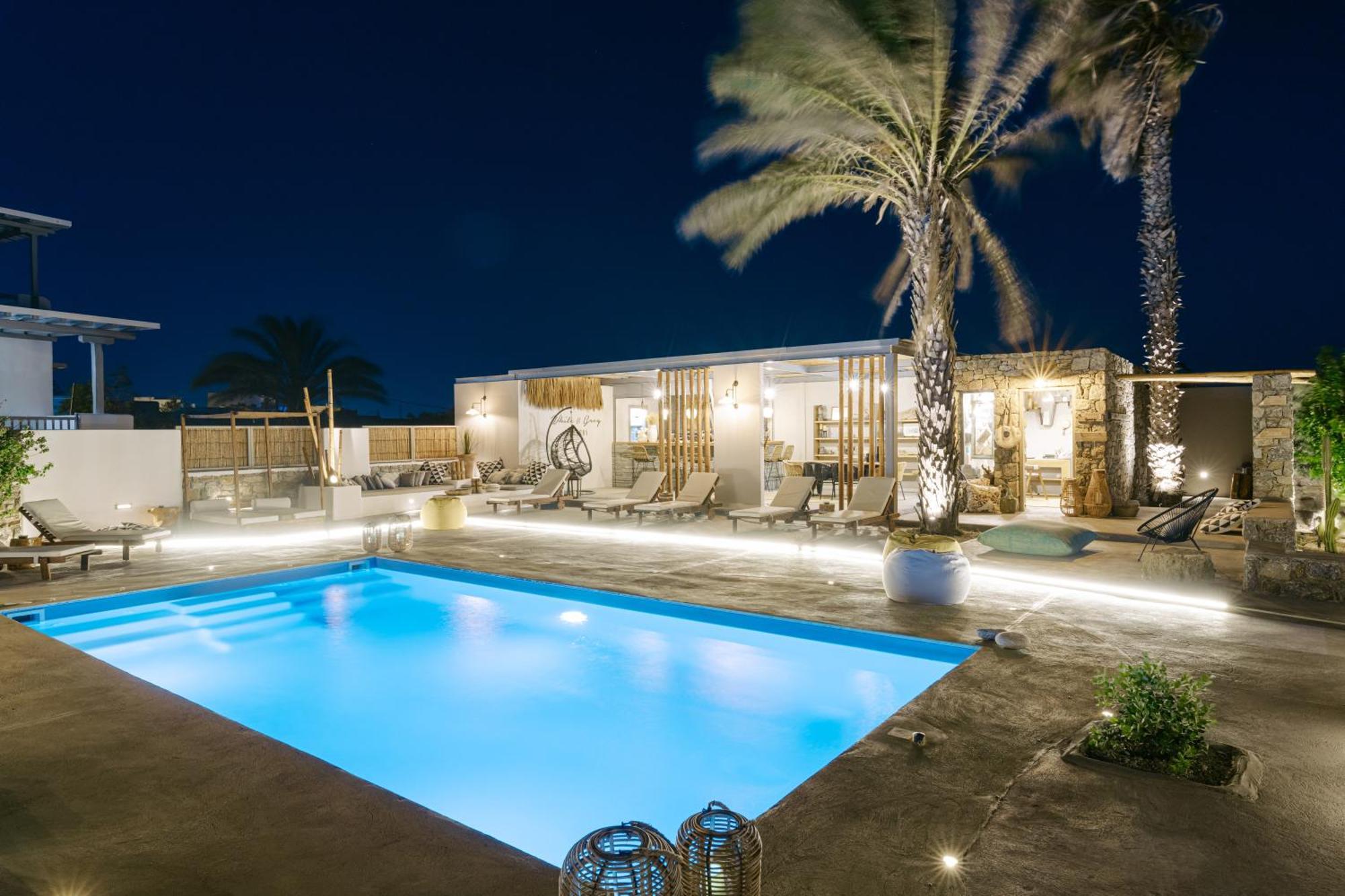 Апартаменты White And Grey Mykonos Town Экстерьер фото